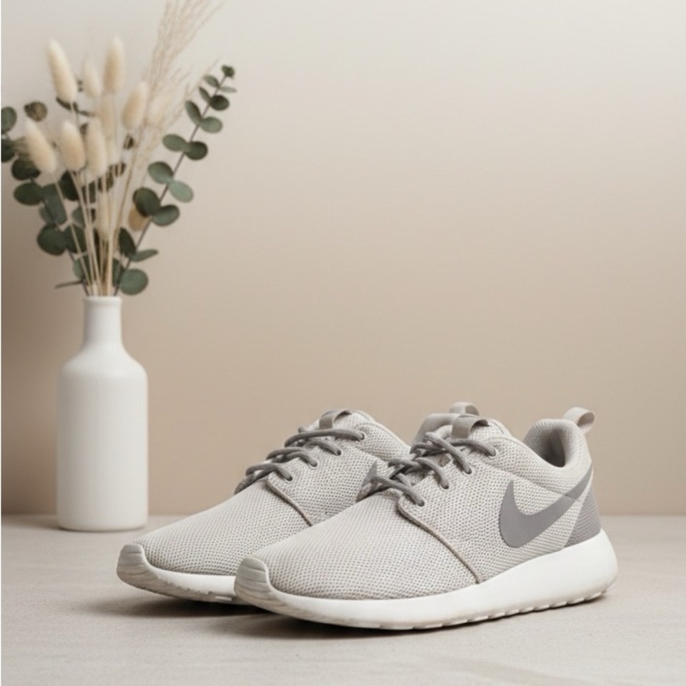 Nike Kids Beige Nude Roshies Sneakers